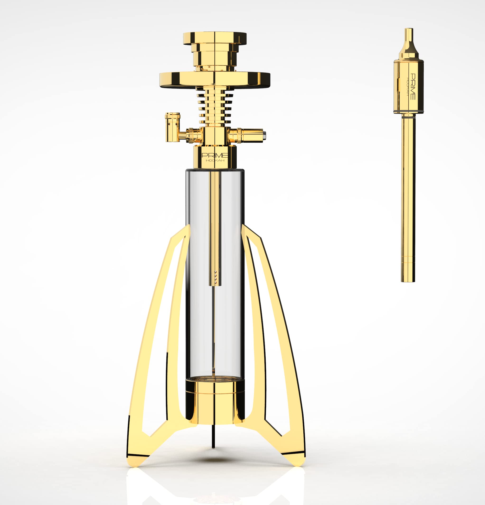 PRIME HOOKAH LUNA PREMIUM QUALITY Full Set Led Light for Glass Bottle Changeable Colors Remote Control Special Ice