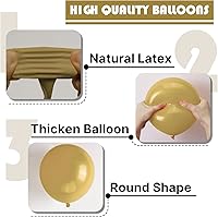 Vista 123 de PartyWoo Nude Balloons 100pcs 12 Inch Apricot Boho Fall Neutral Latex Helium Balloons for Graduation Wedding Anniversary Birthday Boy Baby Shower