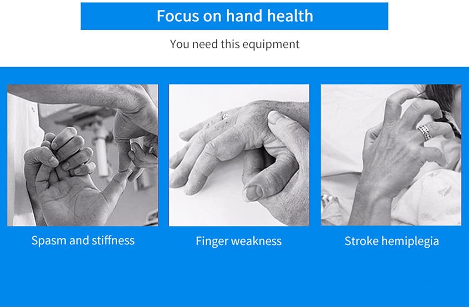 Ortesis Protectora de Férula para Dedos, Rehabilitación de Manos Ortesis de Dedo, para Accidentes Cerebrovasculares Pacientes con Hemiplejia