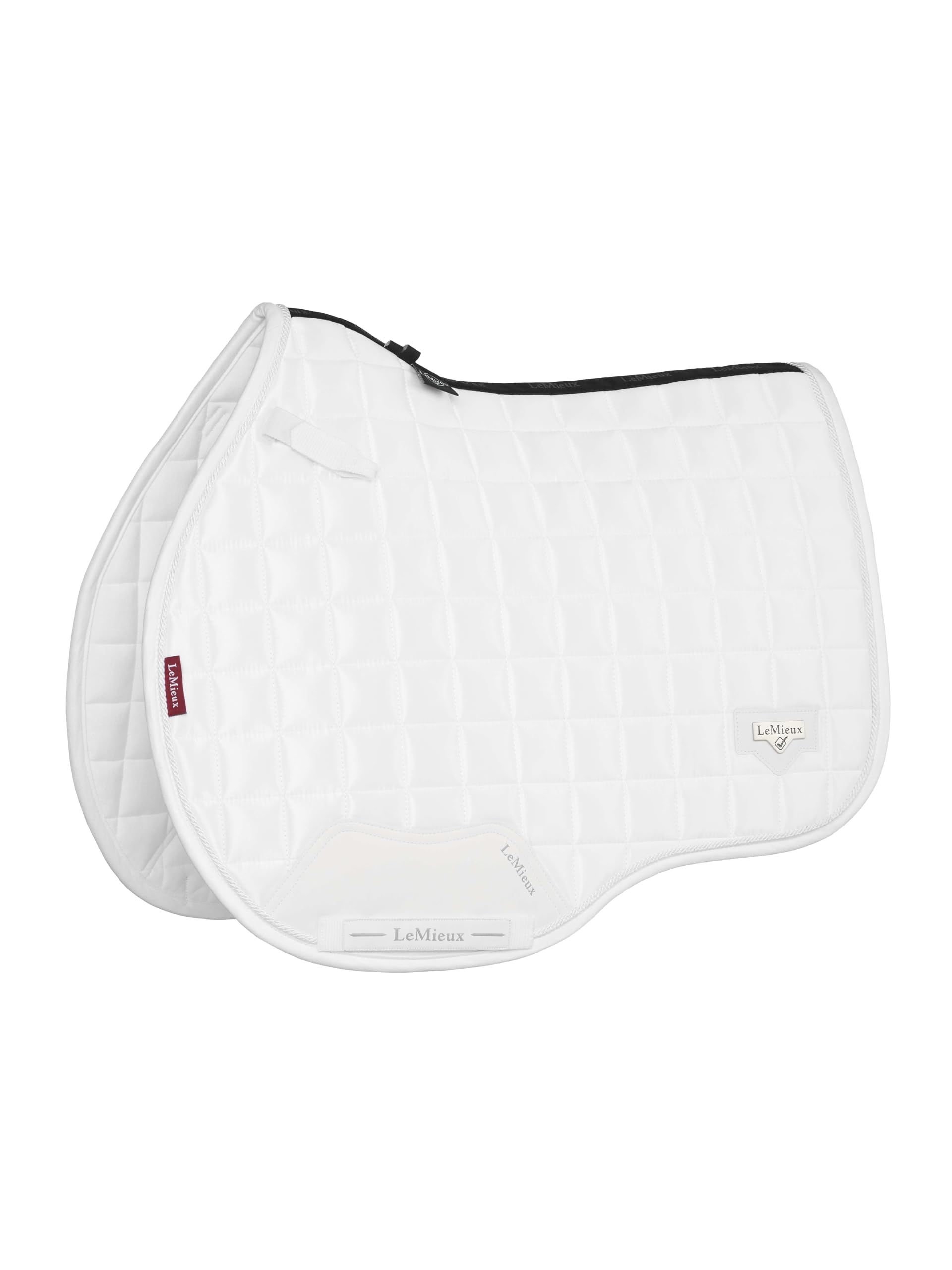 LeMieux Loire Classic GP Square - Equestrian Saddle Pad - Girth Protection Area - White - Large โ image 1
