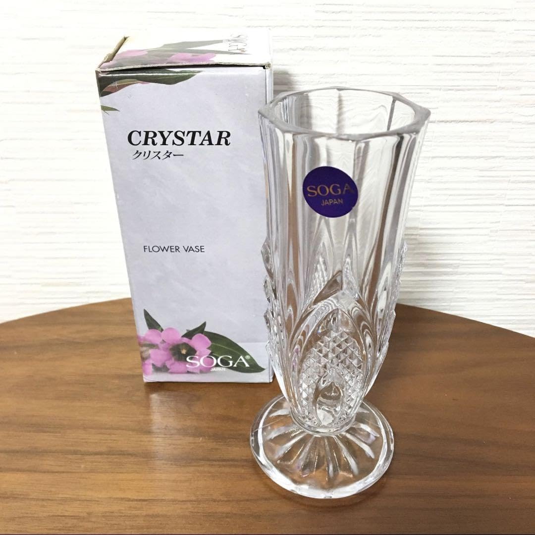 SOGA JAPAN 曽我ガラス 花瓶 フラワーベース 花器 花生け