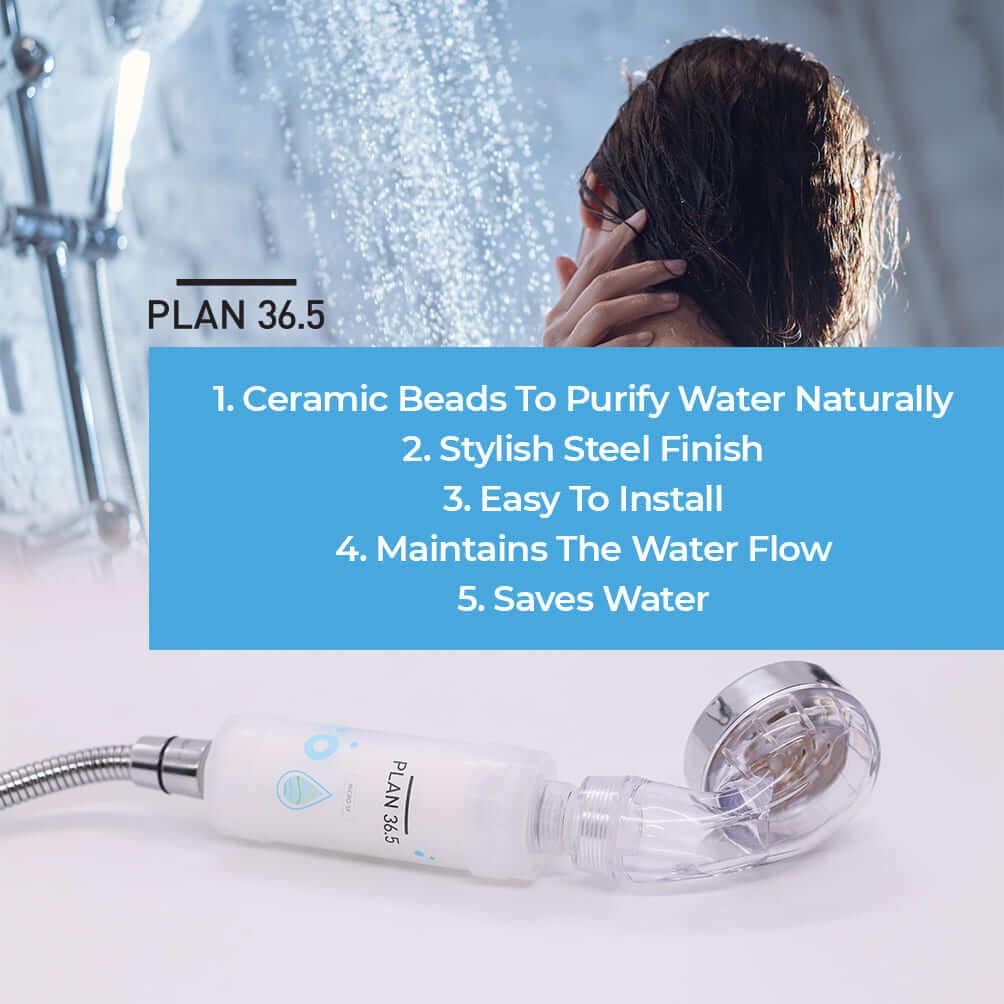 Shower Filter Head with High Gloss Mirror Polish Chrome Finish 4