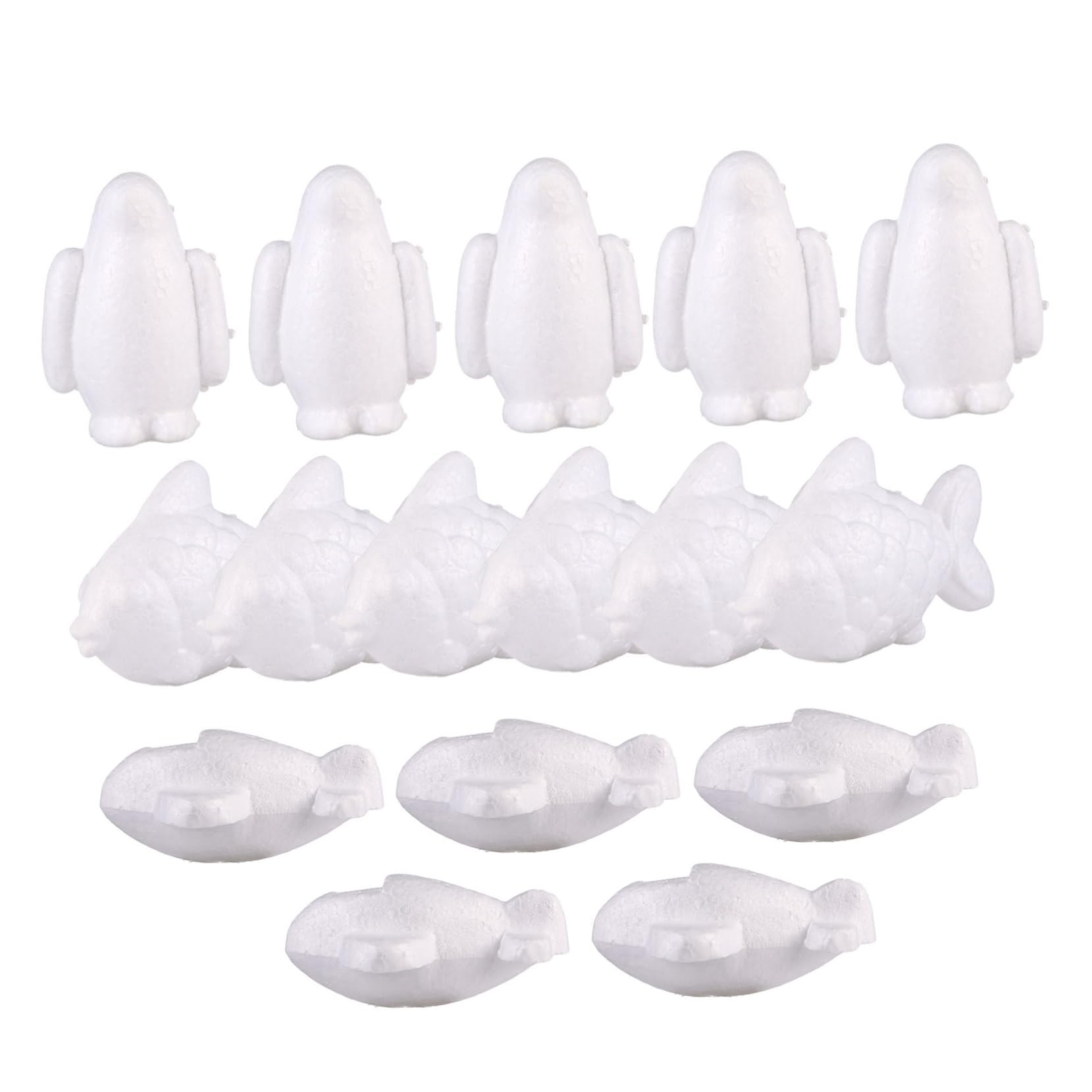 Gadpiparty 15pcs DIY Foam Modeling Moulds for Ornaments Styles for Arts Crafts Airplane Modeling and Unique Present Making