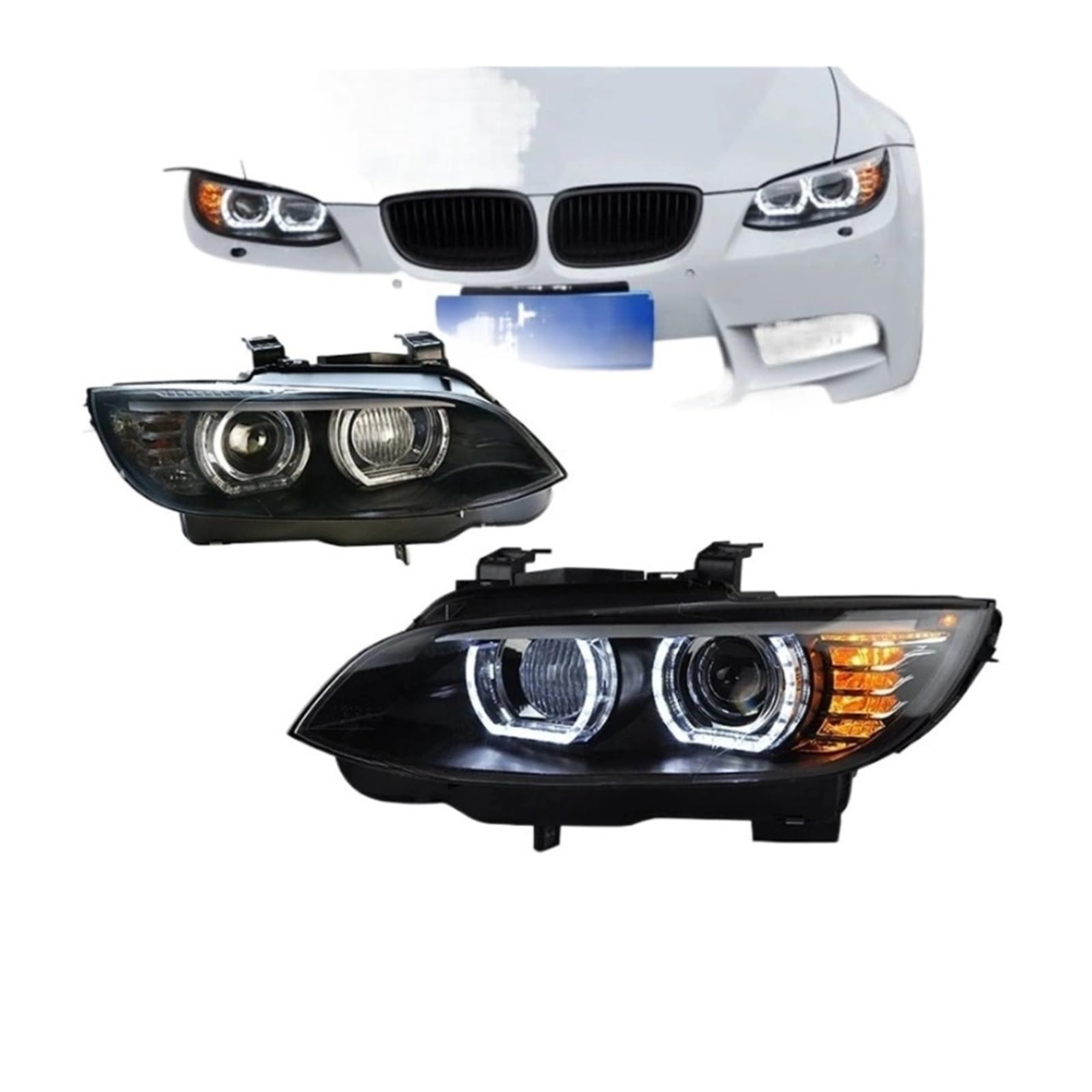 BMW E92 M3右ヘッドライト PPF付 BMW E92 M3右ヘッドライト PPF付