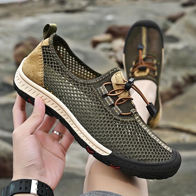 Summer large-sized men's breathable and comfortable casual outdoor mesh sandals2