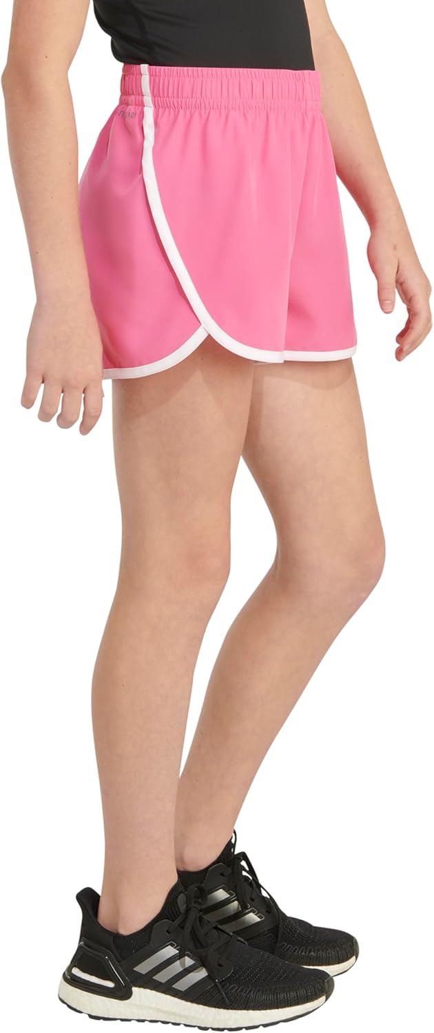 adidas Girls Classic Elastic Waistband Gym Shorts - Image 5