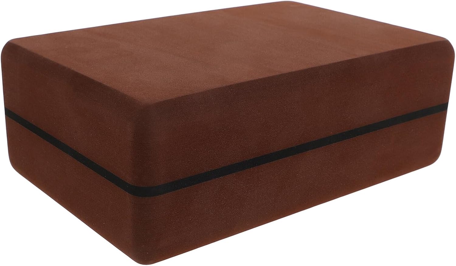 Yoga Blocks Foam Set, Non-slip Pilates and Workout Blocks, High-density Thickened Exercise Bricks for Yoga, Meditation, and Flexibility Training, Coffee Color, 200g