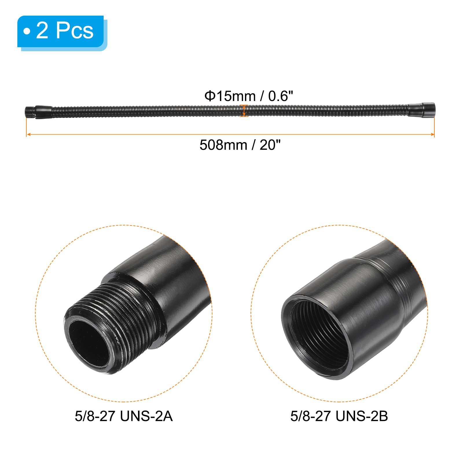 PATIKIL 20" Microphone Gooseneck - Image 2