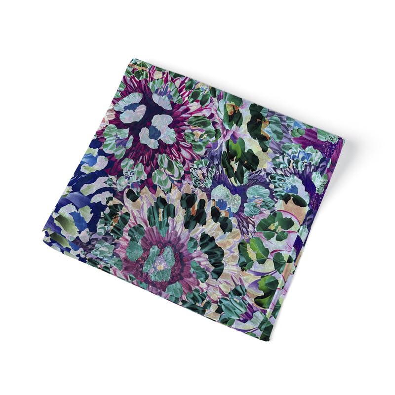 VOGZY.COM Multicolor Stylish Eco Georgette Floral Printed Fabric for women and men