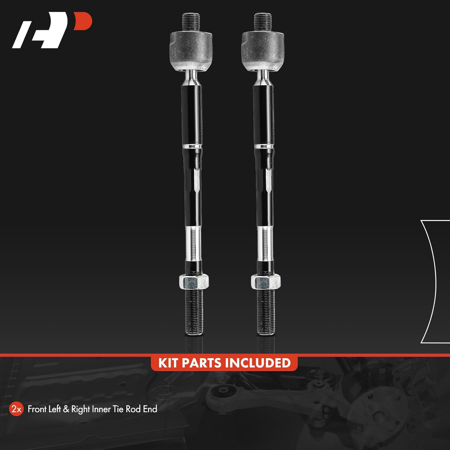 A-Premium 2 x Front Inner Tie Rod Ends, Compatible with Nissan Pathfinder 2013-2020 & Infiniti QX60 2014-2020