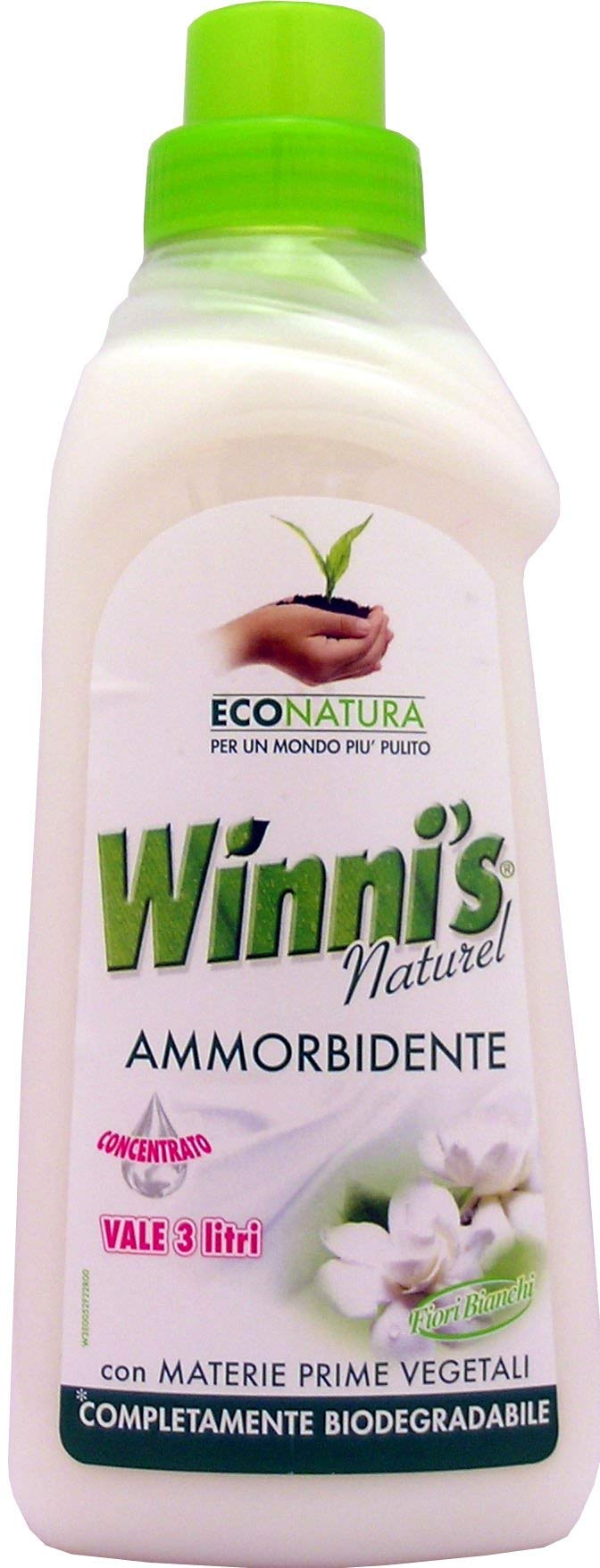 16 x WINNI'S Suavizante de ropa Concentrado Naturel Flores Blancos 750 ML