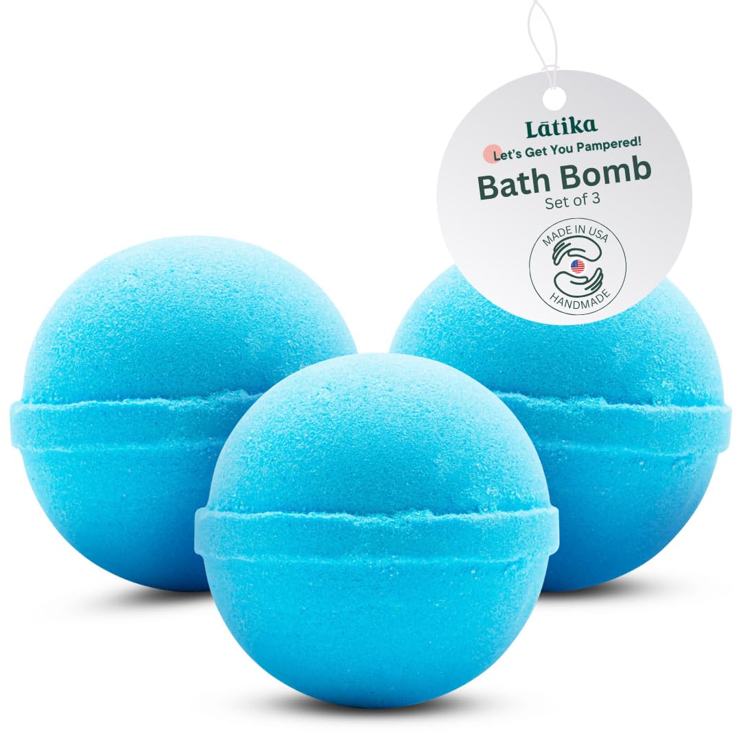Latika Classic Bath Bomb Unicorn - Tahitian Vanilla, Candied Tonka Bean and Spun Strawberry Sugar for Skin Nourishment