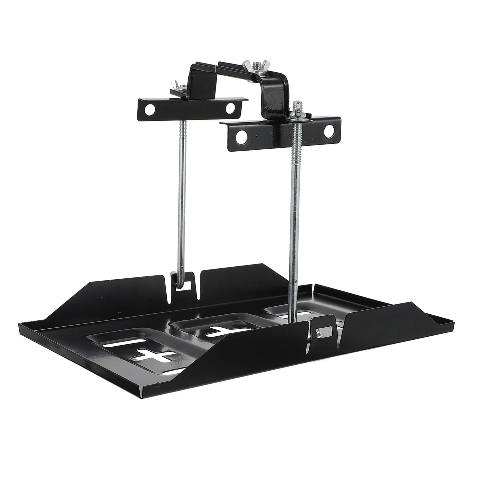 1 Set Support de Fixation en Fer Noir, Batterie de Voiture