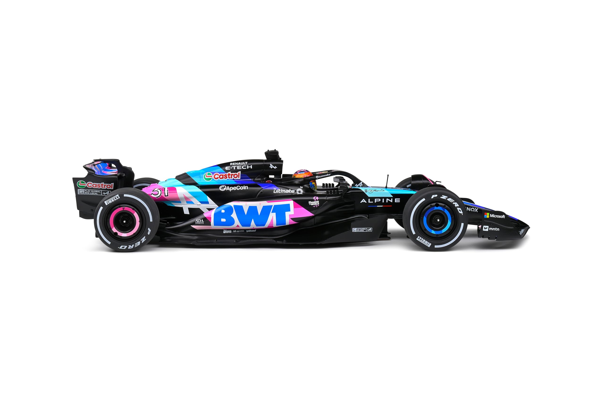 1:18 Alpine F1 Team A524 Blue E.OCON Miami GP 2024