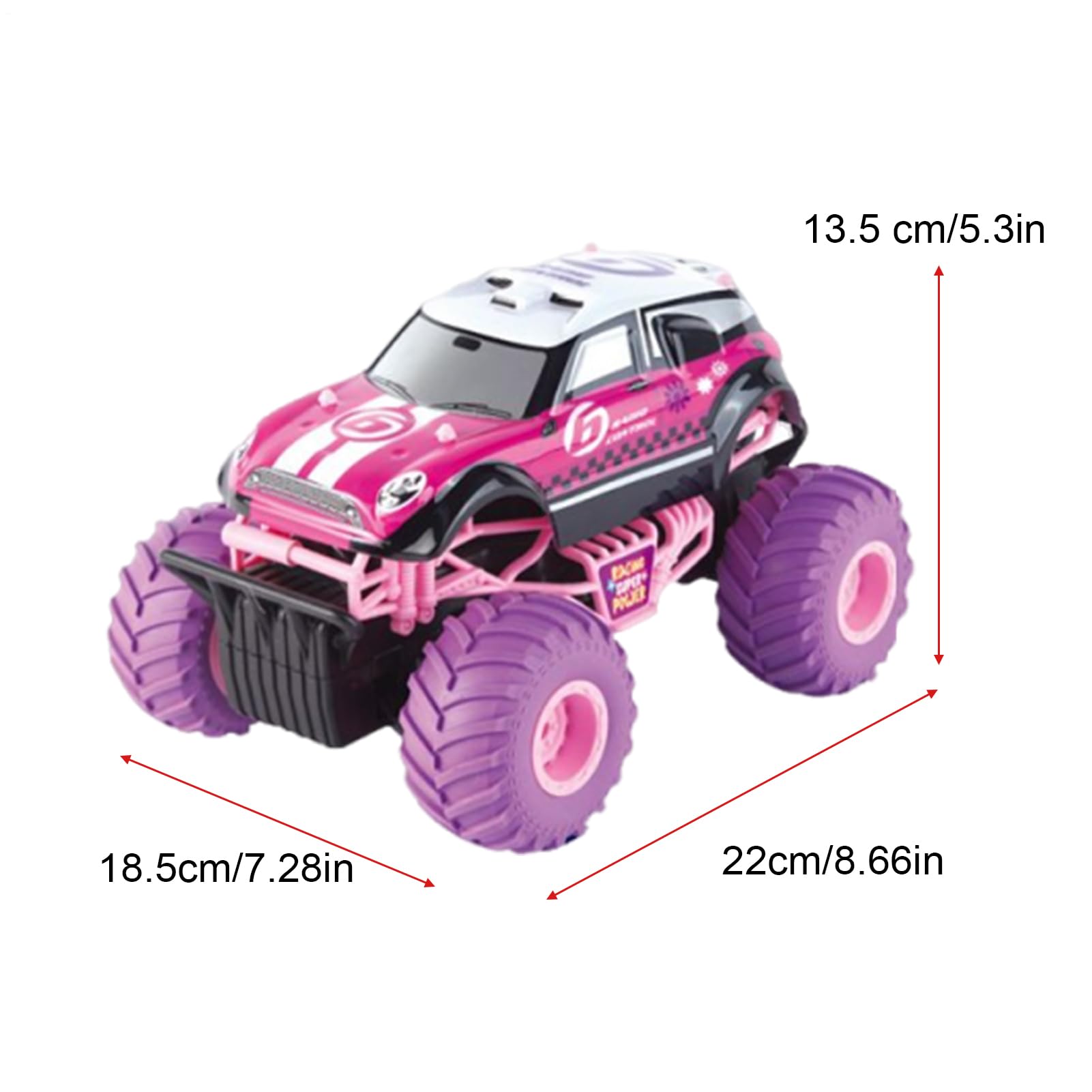 Véhicule Tout-Terrain à Grande Vitesse, 2,4 GHz, 4 Roues motrices, pour et Filles à partir de 5 Ans et fête d'anniversaire