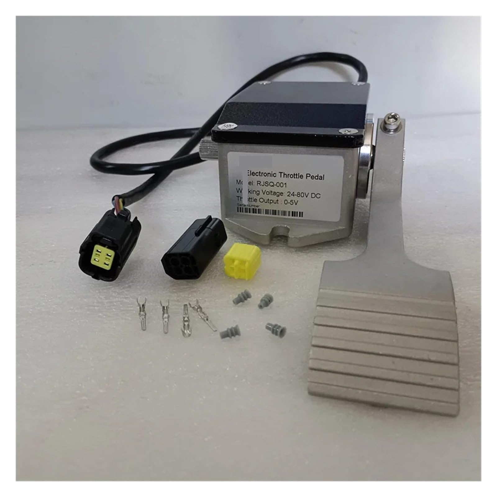 RJSQ-001 0-5V Golf Cart Electronic Throttle Controller Forklift Foot Acceletator Sprint Booster