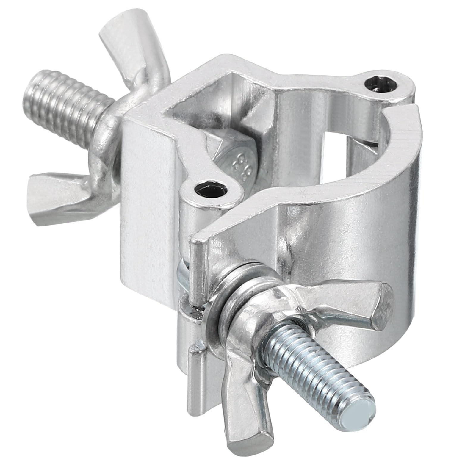 Uxcell Light Truss Clamps – Aluminum Alloy Stage Pipe O-Clamp, Fits 1.18-1.42" OD Tube, Max Load 150Lb, 2-Pack