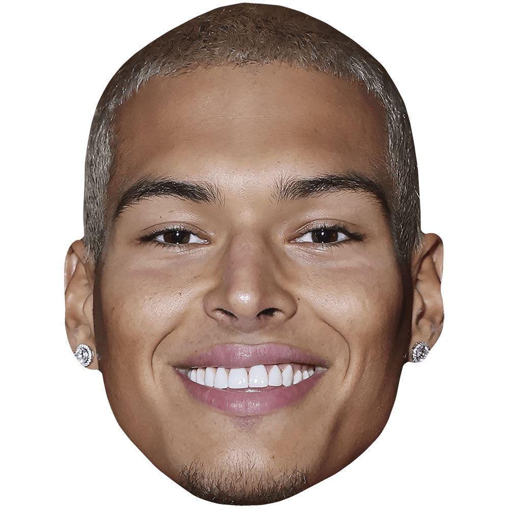 Marlon Garcia (Smile) Celebrity Mask, Flat Card Face, Fancy Dress Mask