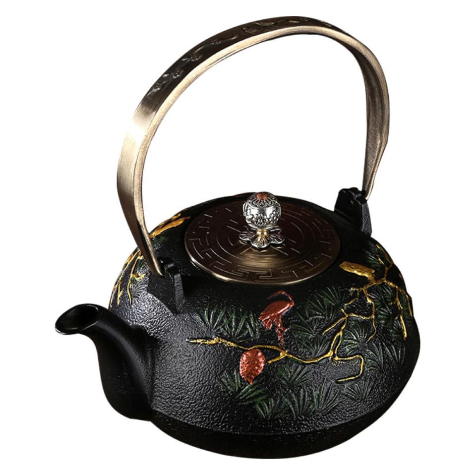 Théière en fonte artisanale classique pour des instants de partage authentiques