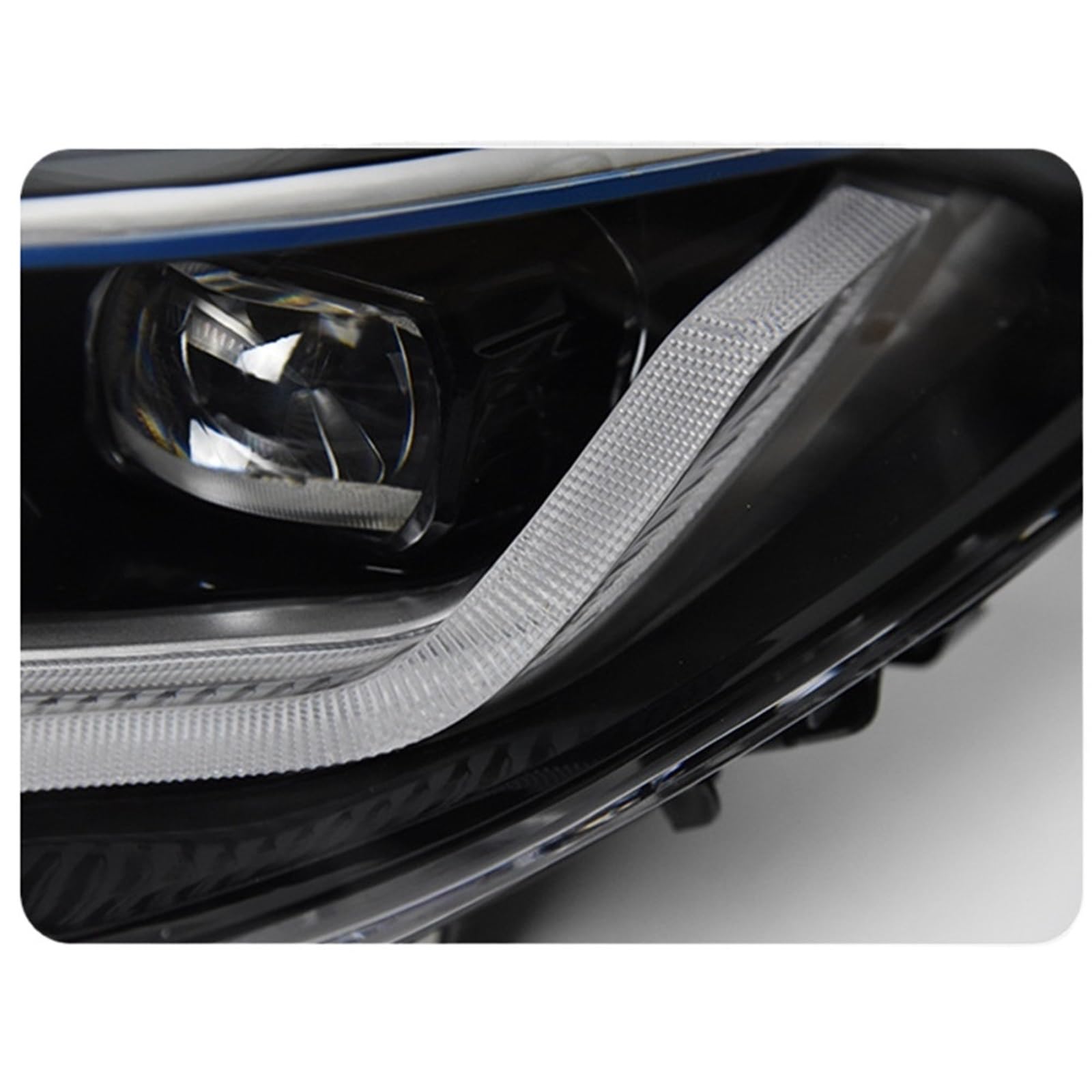 2 fari Anteriori per BMW F10 F18 2010-2017 M5 520i 520d 530i 530d Accessori Auto Luci Gruppo fari Anteriori Senza Funzione AFS (, Guida a Destra, 14-17)