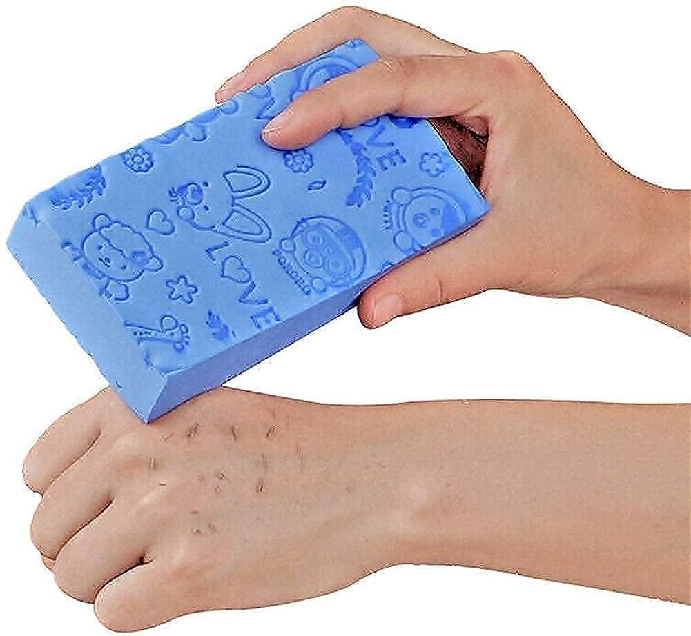 Exfoliating Sponge [1 Piece] Ultra Soft Bath Scrubber for Kids & Babies | Gentle Body Scrubber for Bathing, Body Wash & Dead Skin Removal | Soft Bath Loofah, Skin Cleansing Sponge, Multicolor-image-29