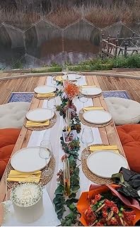 Wood table(30x60 ınch)13-19 boho table, wooden table, low foldable table,low table, boho picnic table,large garden table