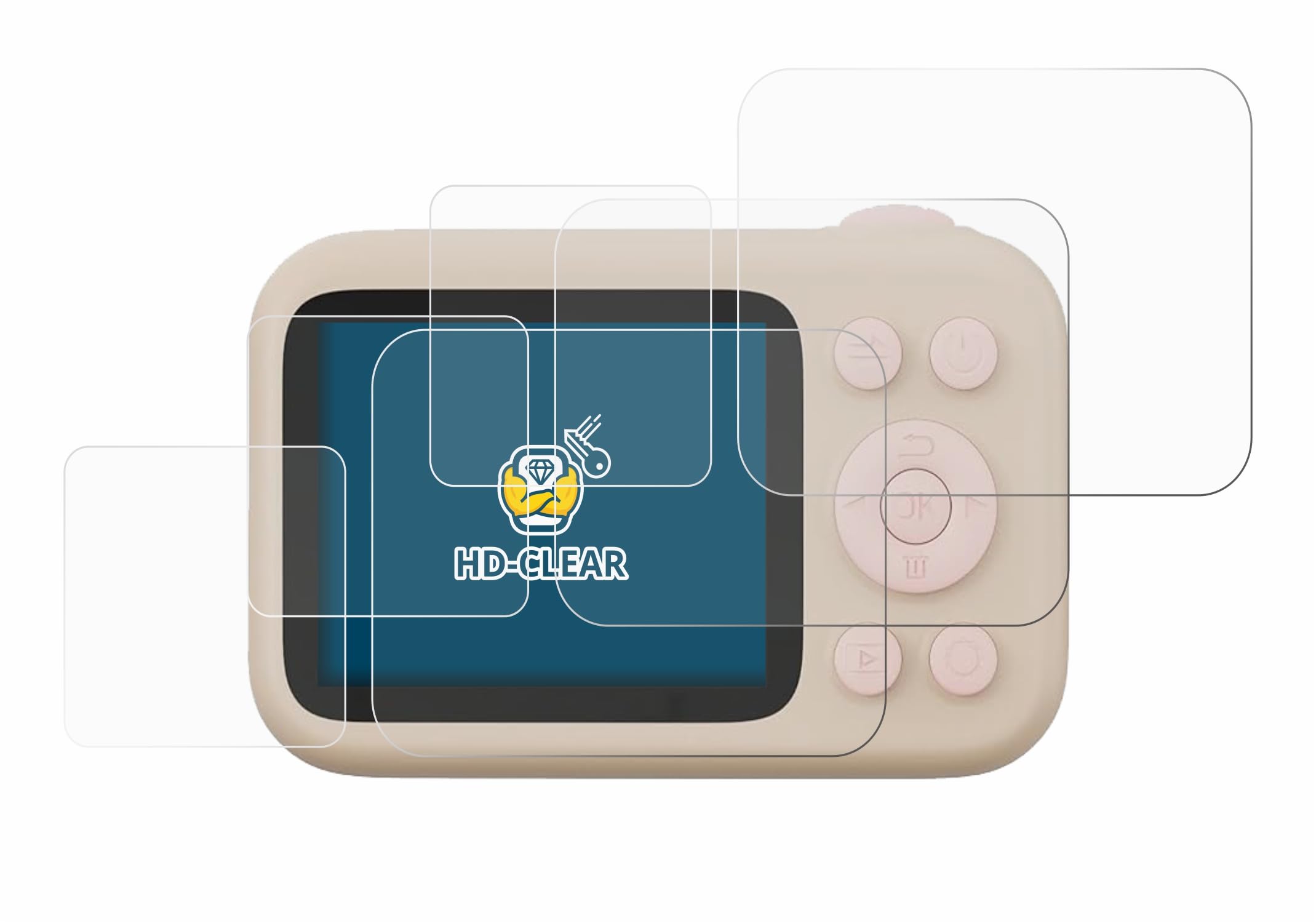 brotect 6-Pack Screen Protector for SJCAM FunCam Plus - HD-Clear Protection Film