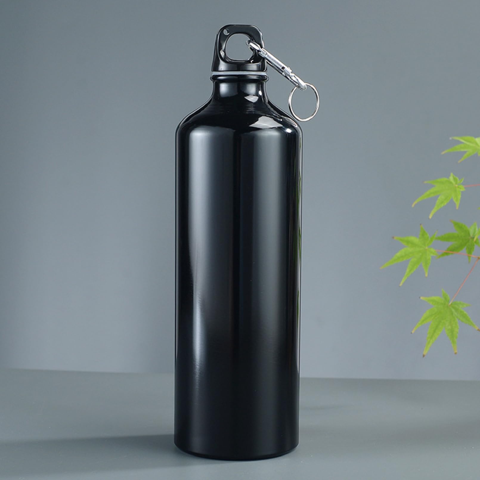 Lazooy Aluminium-Trinkflasche 750 Ml – BPA-frei, Mit Karabinerhaken, Für Sport, Camping & Outdoor, Orange