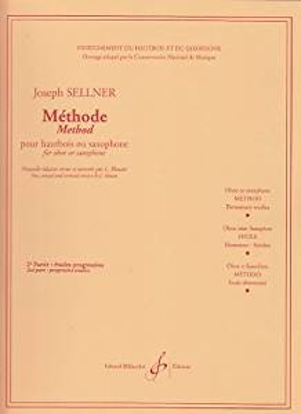 Method for Saxophone Vol. 2