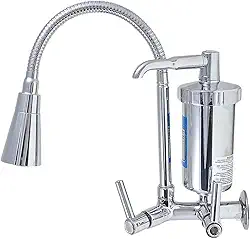 Torneira Gourmet de Cozinha com Filtro Inox Flexível Multidirecional e Arejador Dupla Função Certificado Inmetro