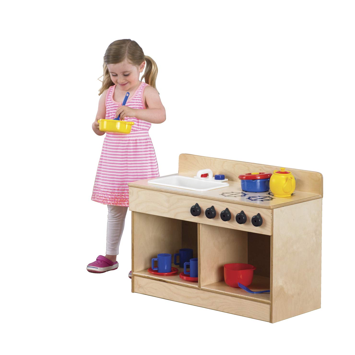 Childcraft Toddler Sink and Stove Combo, 29-1/2 x 13-3/8 x 21-1/2 Inches