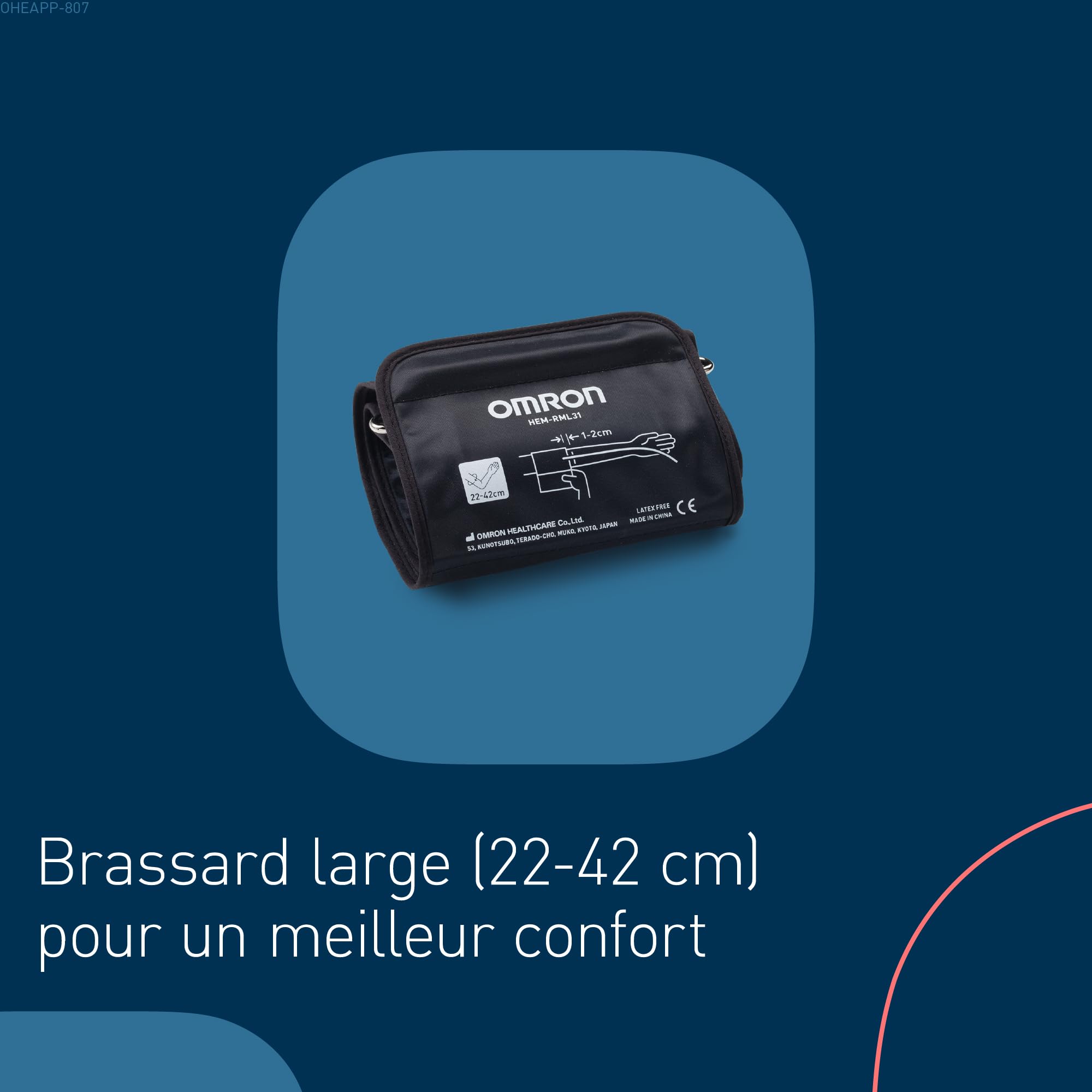 OMRON X2+ Connect Appareil tension artérielle bras – Connexion Bluetooth – Tensiomètre bras validé cliniquement – Tensiomètre avec détection de pulsation cardiaque irrégulière et hypertension