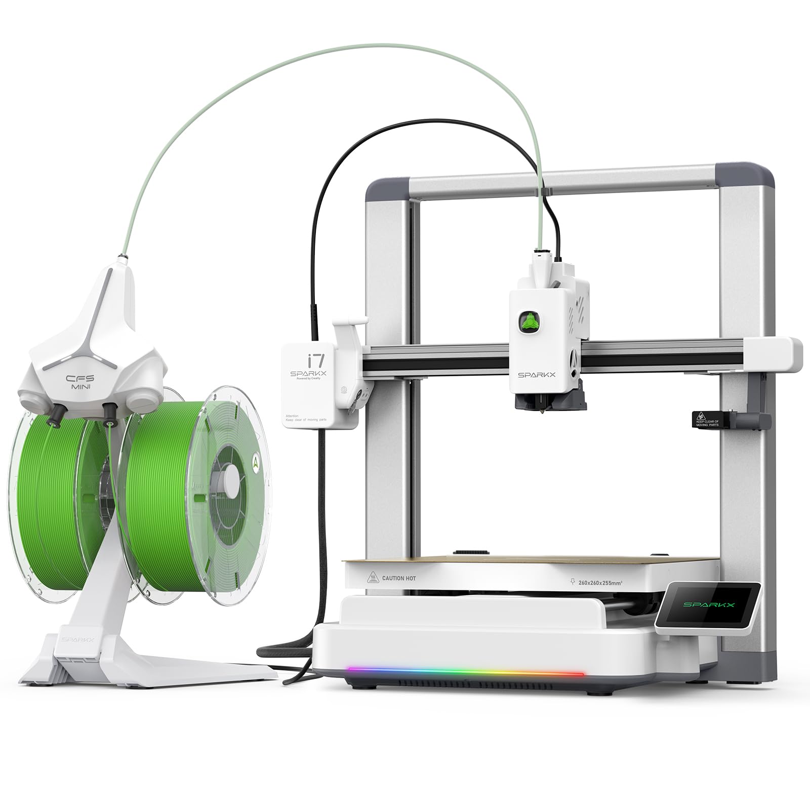 Creality SPARKX i7 Combo Autofill drukarka 3D, modelowanie 3D AI do zdjęć, gotowe do drukowania w kolorze, automatyczne poziomowanie, drukarka 3D FDM dla początkujących