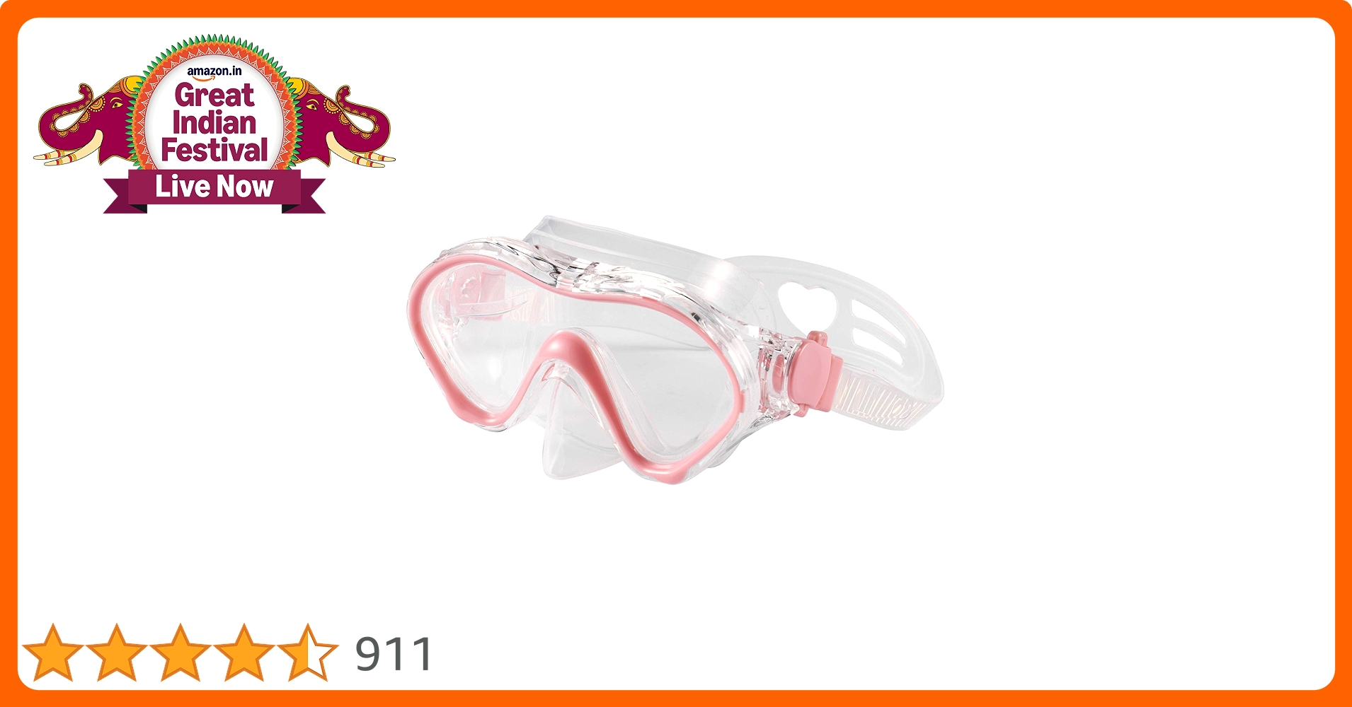 Kids Swim Goggles With Nose Cover Snorkel Swim Mask,Swimming Goggle