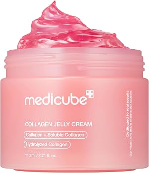 medicube Crema Jelly con Colágeno y Niacinamida, 3.71 fl oz | Colágeno Hidrolizado Liofilizado para Hidratación de la Barrera de la Piel y Brillo 24H - Piel más Rellena y de Aspecto Firme, 3.71 fl oz (Paquete de 1)