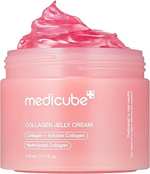 medicube Creme De Gelatina De Colágeno - Niacinamida E Colágeno Hidrolisado Liofilizado - Aumenta A Hidratação Da Barreira Da Pele E Proporciona Brilho E Aparência Revigorada Por 24 Horas - Sem Cora
