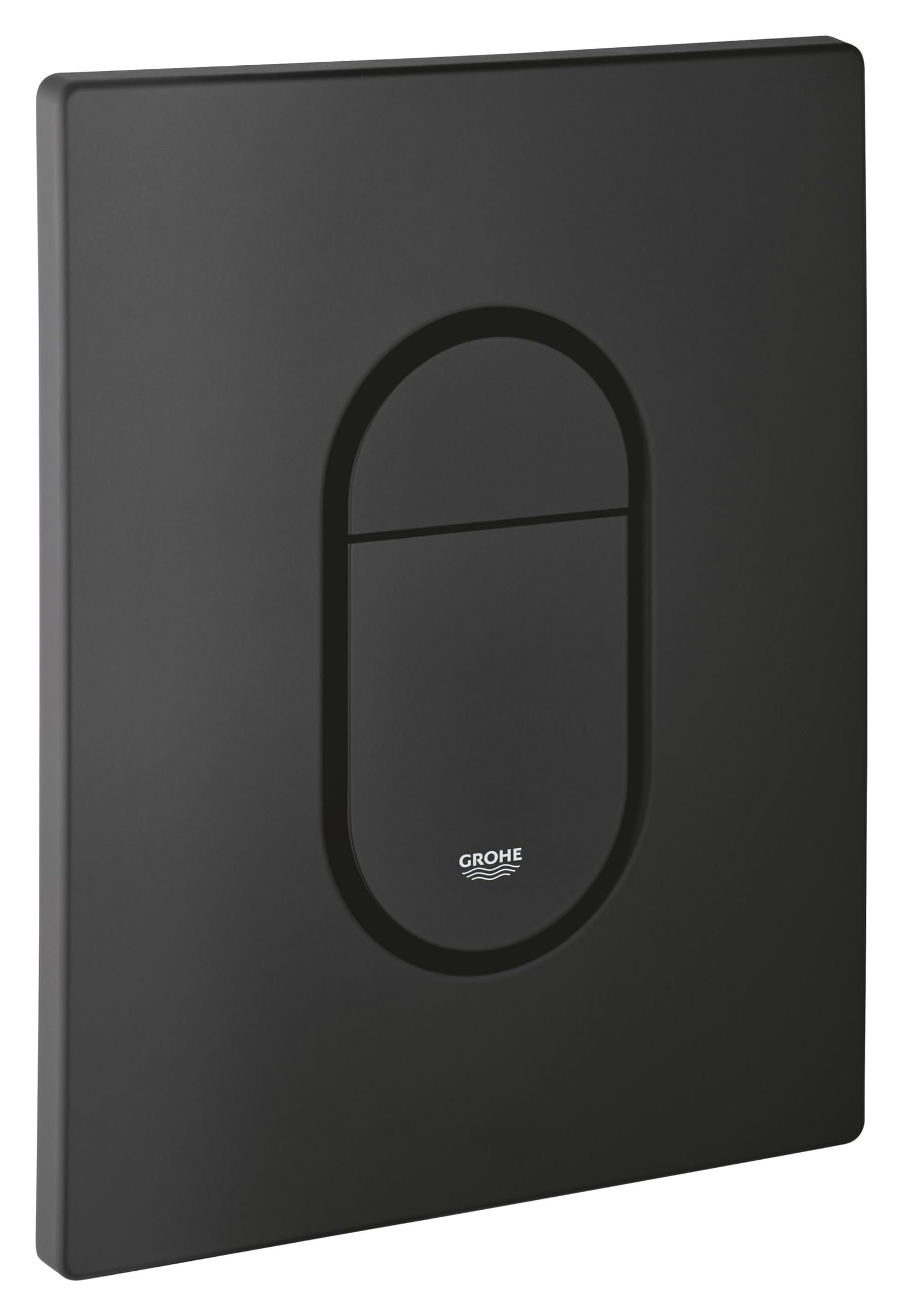 GROHE Arena Cosmopolitan – płyta osłonowa (156 x 197 mm, oszczędność wody, do 2-krotnego uruchomienia i uruchomienia i zatrzymania), phantom black, 38844KF0