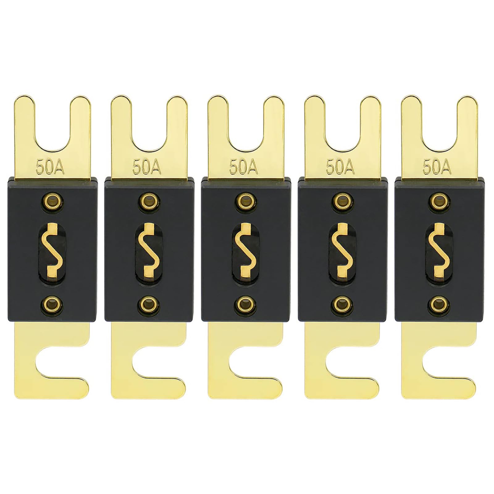 Baomain 3-Pack 40A ANL Fuse Bulk Value Pack with Gold-Plated Terminals for Car Audio, Amplifier, Truck, Boat, RV - 12V/24V Circuit Protection — view 30