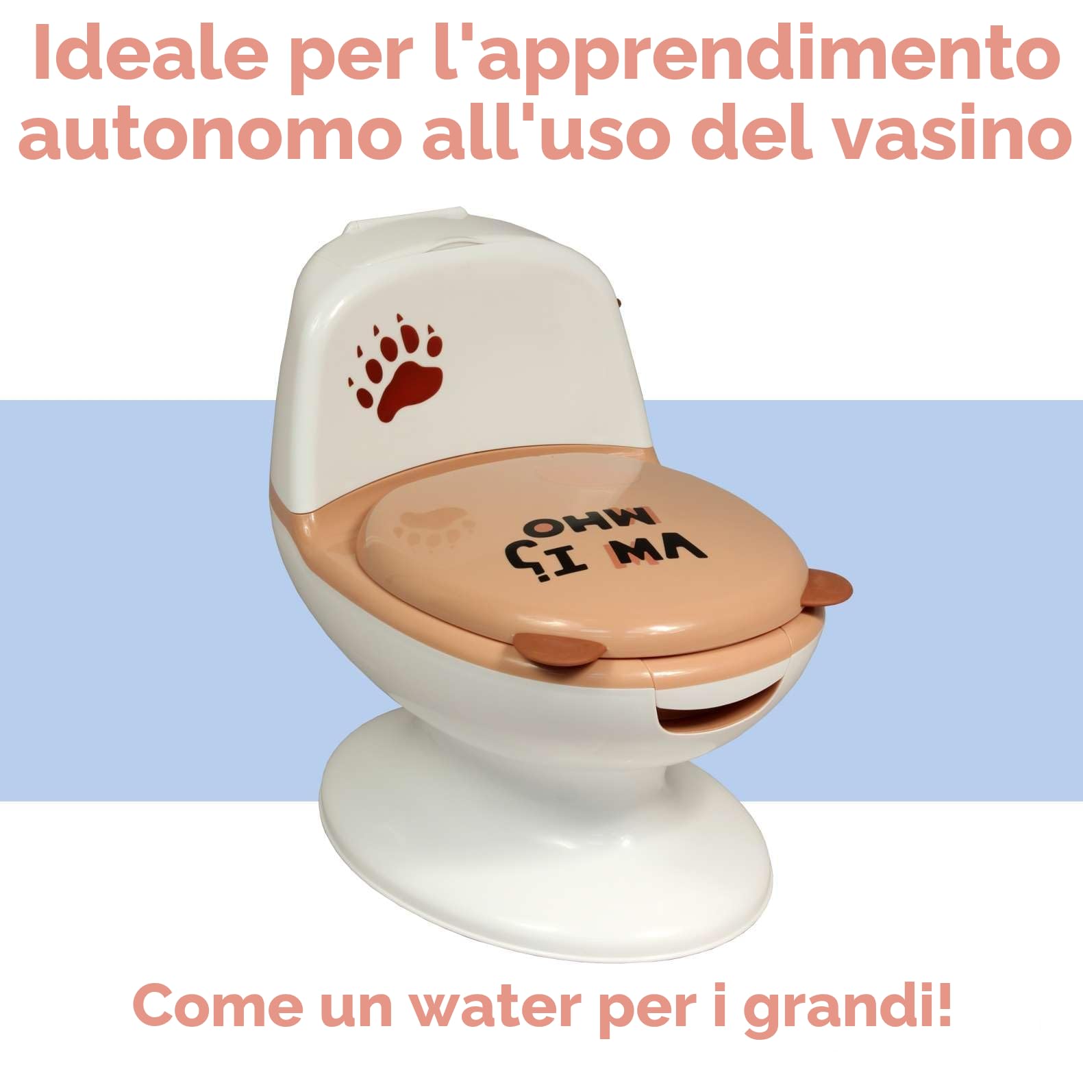 Bambisol Vasino da toilette per bambini Orsetto | Addestramento del vasino del bambino, Cura facile | Orso
