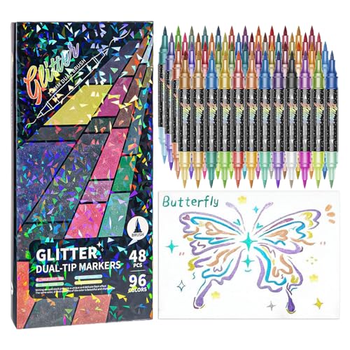 Marqueurs pour art double pointe feutres de coloriage et dessin pour journal