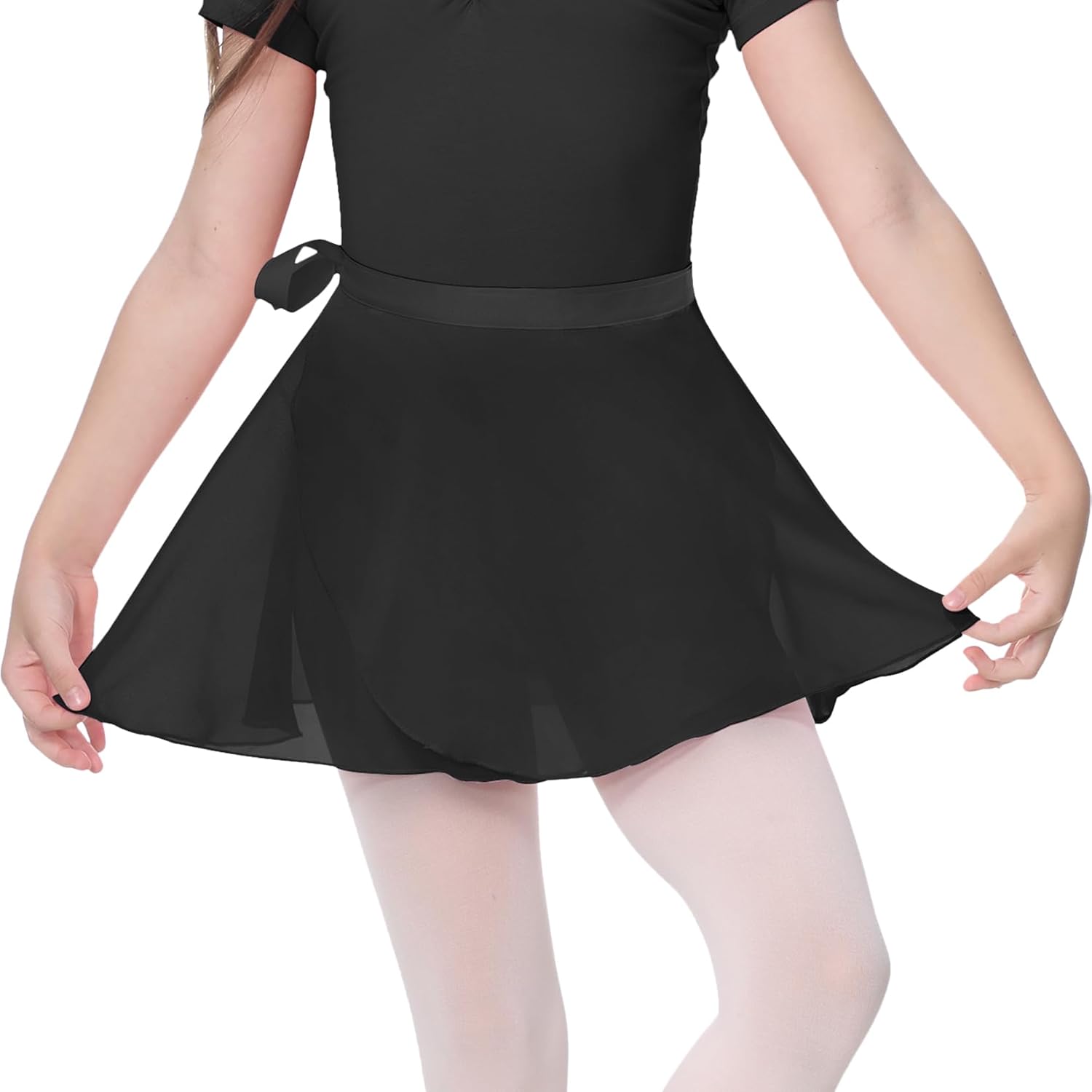 Century Star Girls Ballet Skirt Women Adult Dance Skirt Toddler Wrap Chiffon Skirt Leotard Adjustable Ballerina Dance Clothes