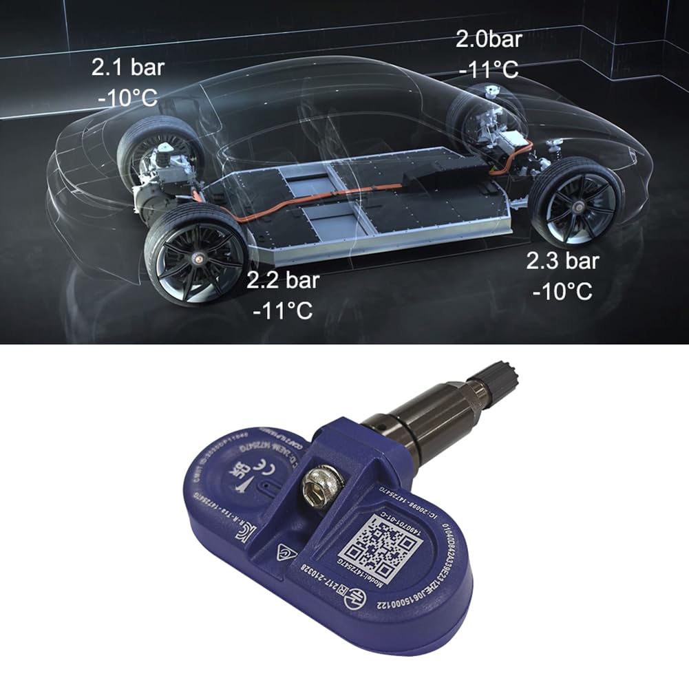 LEIDIMUS TPMS samochodowy czujnik ciśnienia w oponach Tesla model 3/y/x/s w 2021+, wyświetlanie ciśnienia w oponach i temperatury w czasie rzeczywistym