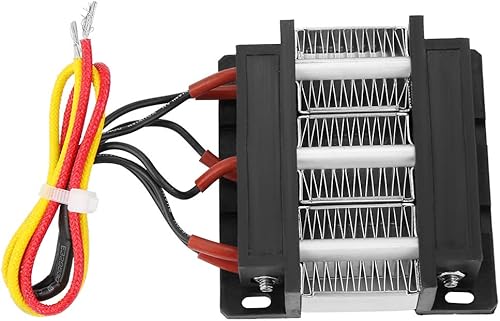 Nikou Calentador de aire de cerámica PTC 110V48V 200W aislado PTC Calentador de aire de cerámica PTC Elemento de calefacción Termistor PTC (48V200W)