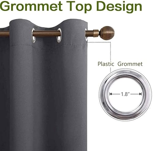 Miniatura 5 de Erosebridal Cortina opaca para puerta con diseño de flores de cerezo rosa, estilo japonés, romántico, cortina de puerta con estampado floral