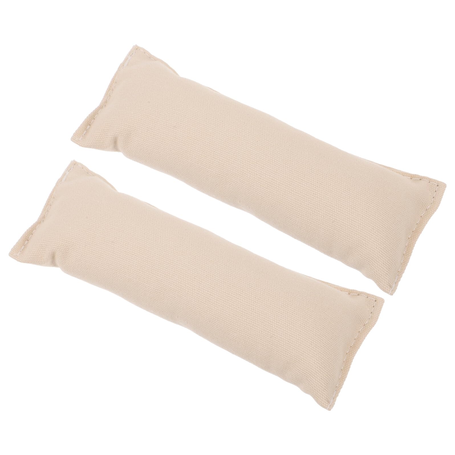 2pcs Cotton Elbow Wrist Pad Creamy White Ergonomic Anti-Slip Mat for Computer Desk Office Keyboard Support Relieves Arm