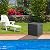 Yardgrace 35 Gallon Waterproof Large Resin Deck Box Indoor/Outdoor Lockable Storage Container and Seating for Garden, Pool, and Patio (35 Gallon, Black)