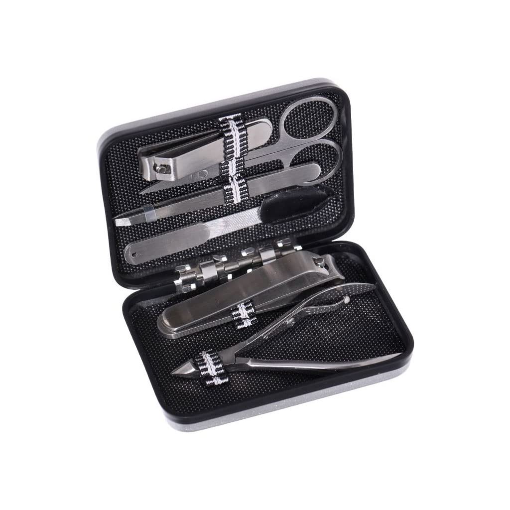 Coupe-Ongles Kit de Coupe-Ongles, 6 pièces Portable Nail Set Décoration Pied Set Soins Personnels Beauté Set Manucure Kit