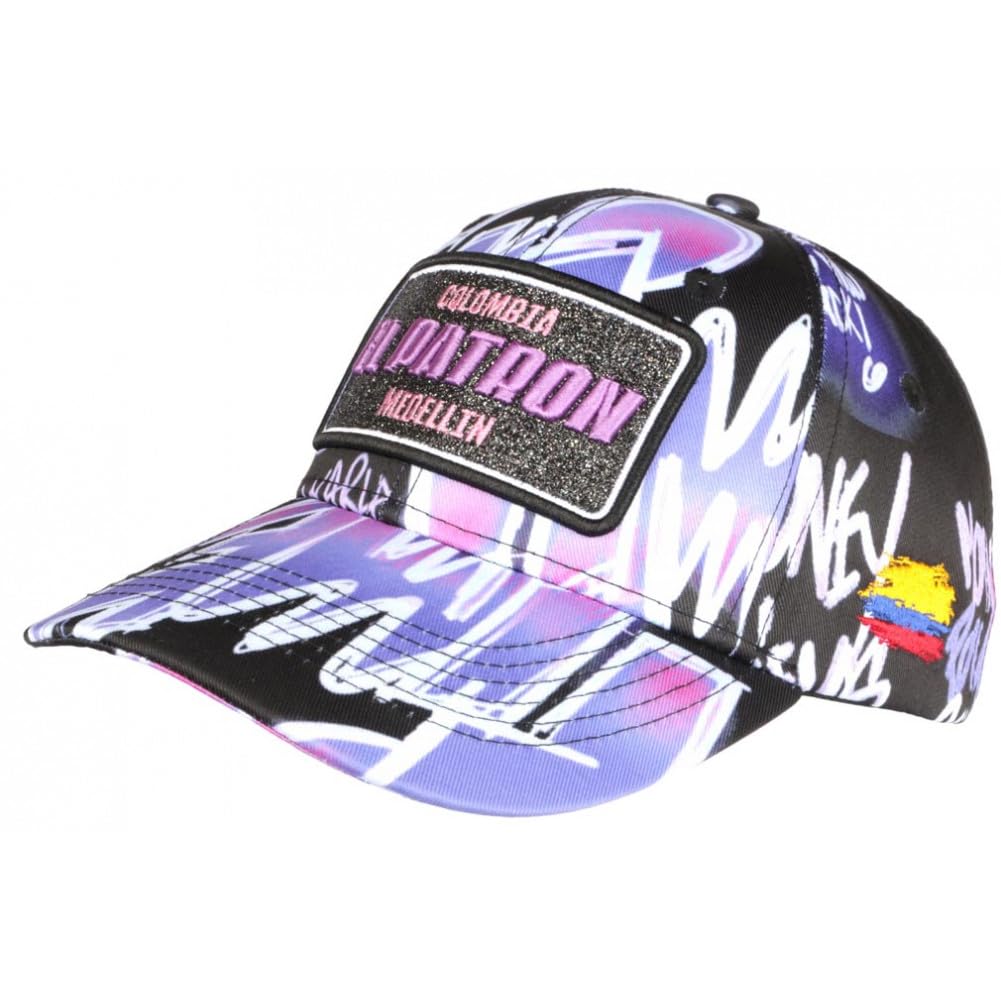 Casquette El Patron Bleue Blanche Casquette Medellin Fashion Livré 48h