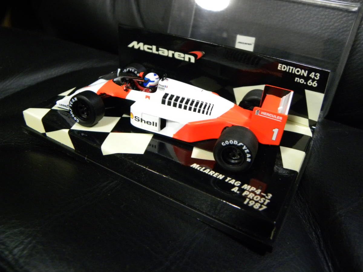 Amazon.co.jp: 1/43McLARENマクラーレンTAG MP4-3アランプロストAlain