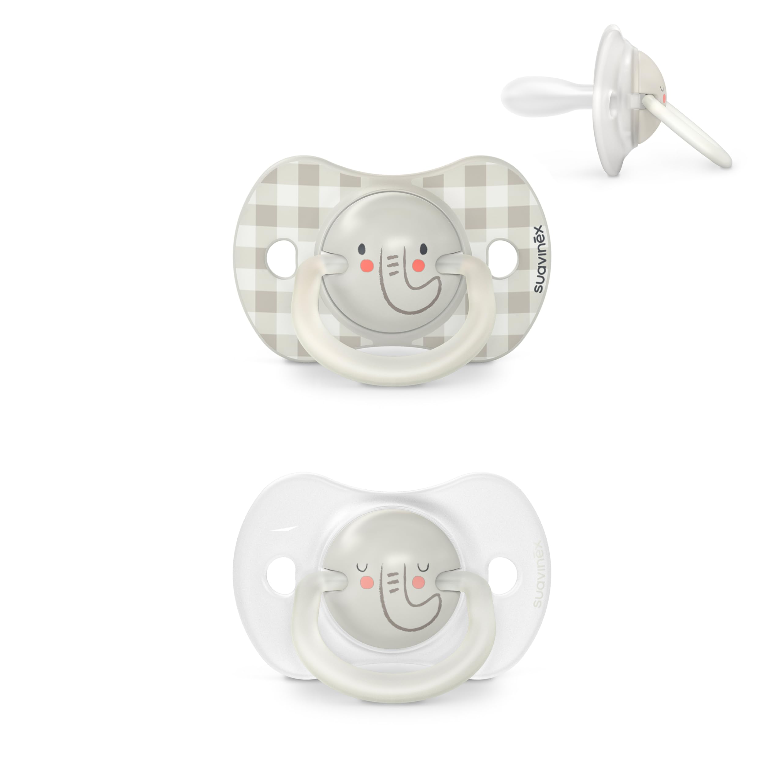 Suavinex, Pack de 4 Chupetes que Brillan en la Oscuridad, Bebés 0/6 Meses y Recién Nacidos, para Dormir, con Anilla Fluorescente y Tetina Fisiológica SX Pro de Silicona, Plana y Flexible, Azul — view 17